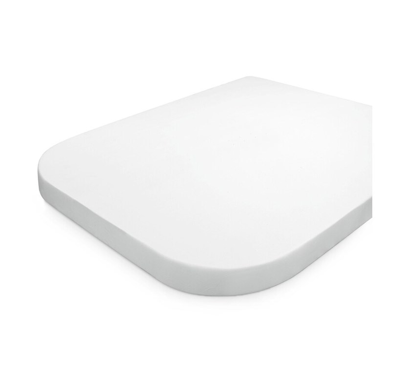 Sábana ajustable Walra Jersey (cama tamaño queen) blanca 130x185 - Imagen 4