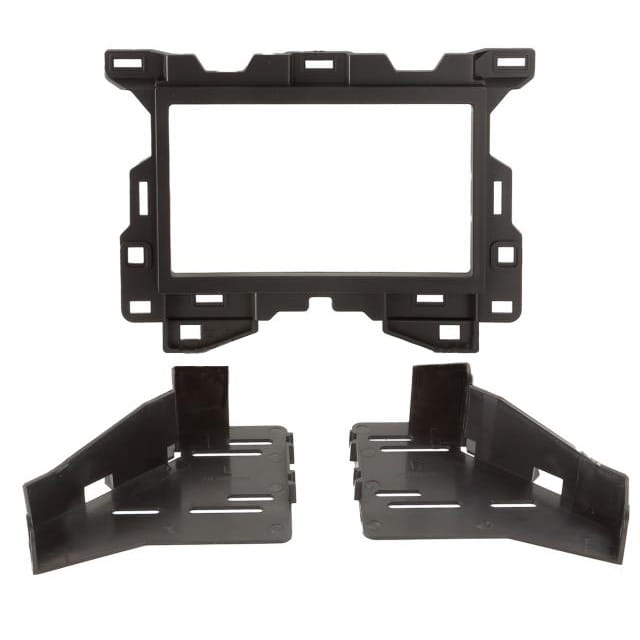 Marco 2DIN negro con soportes laterales para Mercedes Sprinter W907