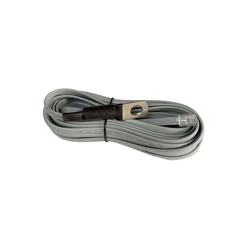 Cable sensor de temperatura enrollado con conector RJ y terminal metálico