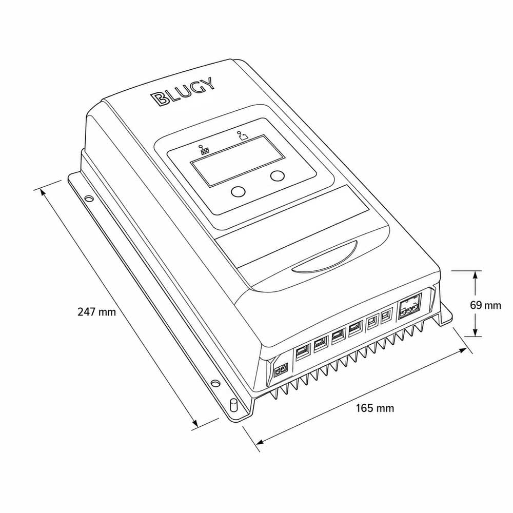 Regulador solar 30A BT MPPT - Imagen 2