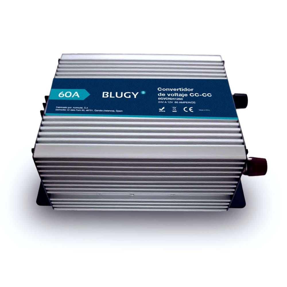 Convertidor DC-DC Blugy 60A para reducir voltaje de 24V a 12V